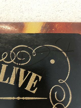 Pantera Official Live 101 Proof Album Signed Dimebag Darrell Whole Band RARE 3