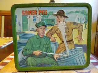 Gomer Pyle Usmc Vintage Metal Lunch Box - No Thermos - Jim Nabors