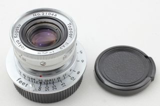 [RARE EXC,  5]Tokyo Kogaku Japan Topcor 5cm 50mm f3.  5 Leica L39 Mount MF Lens 100 3