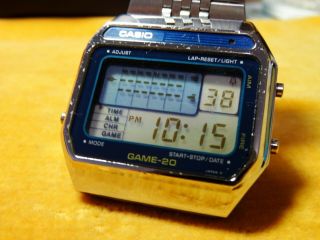 Vintage Casio 1980 Famous Digital Game - 20 (165) All Great