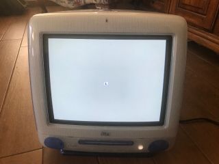 Apple Imac G3 Blueberry M5521 2000 Vintage All - In - One Computer No Hard Drive