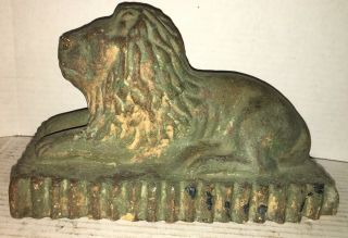 Antique Sewer Tile Stoneware Lion Glaze - Great Looking Circa 1800 