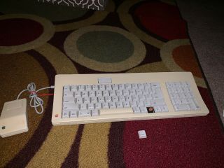 Vintage Apple Keyboard Se M0116 Orange Alps Iigs Switches W / A9m0331 Mouse