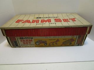 Vintage Hubley Farm Set W/box