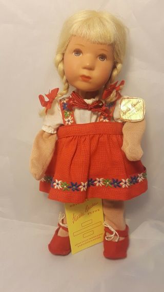 Kathe Kruse Doll Vintage Puppe All 10 " Tall