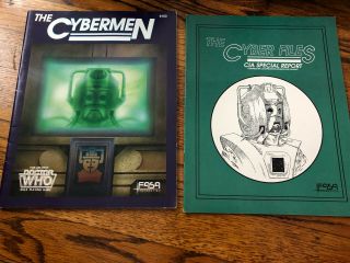 Doctor Who Fasa Vintage Role Playing Game Rpg Cybermen Cyber Files Module 9103