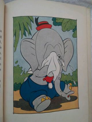 Vintage antique 1930 ' s Disney Elmer.  elephant book 8