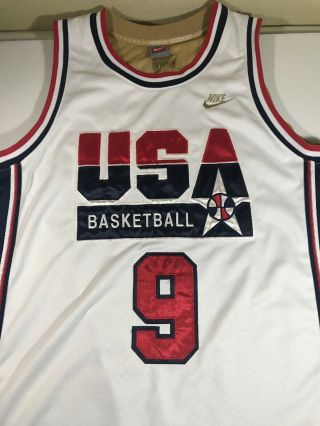 Nike Michael Jordan 1992 Usa Dream Team Olympic Authentic Vtg Jersey Sz M