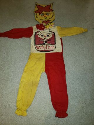 Vintage Winky Dink Halloween Costume With Mask - Rare
