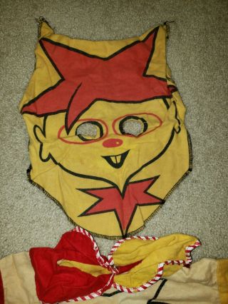 VINTAGE Winky Dink Halloween Costume with Mask - RARE 2