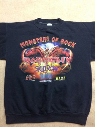 Vintage Iron Maiden Donnington 1992 Sweat T Shirt Postage