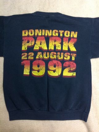 vintage Iron Maiden Donnington 1992 Sweat T Shirt POSTAGE 2