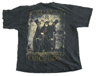 Vtg 1990s Cradle of Filth Concert Tour T - Shirt XL english metal rock band 8