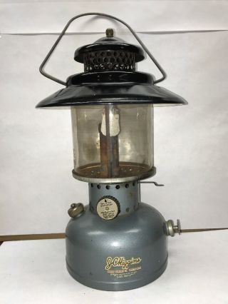 Vintage Jc Higgins Single Mantle Gasoline Lantern From 1950s/60s