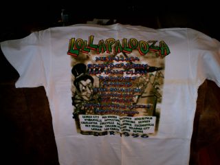 Rare Vtg Lollapalooza 96 Concert T Shirt