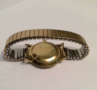 Vintage Bucherer 25 Jewel Automatic Date Swiss Gold Plated Watch Model 534 P 4