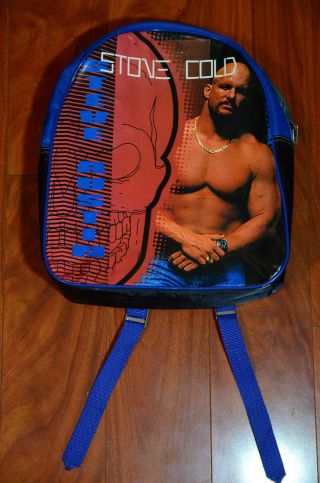 Vintage 1999 Wwf Stone Cold Steve Austin Small Backpack