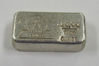 Rare Star Metals 10 Oz.  999 Fine Silver Old Pour Loaf Bar