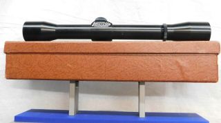 Vintage Lyman All American Fixed 4 Power Gloss Rifle Scope Lnib