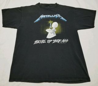 Vintage Metallica Metal Up Your Ass T - Shirt Mens Xl Giant 1994