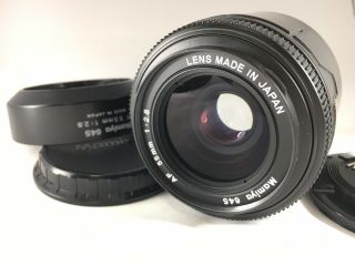 Rare Near Mamiya Af 55mm F/2.  8 Af Lens For 645 Af Afd Ii Iii From Japan