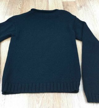 Vintage BURBERRY Womens Wool Knit Jumper | Cable Nova Check | UK 10 Black 5