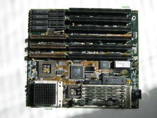 Expertboard Exp4349 386/486 Combined Vlb Motherboard,  Intel 486sx - 33,  Ram Rare