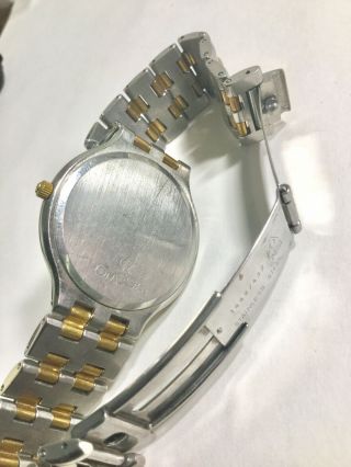 Vintage Omega 18k & Stainless Ref 1449/432 Quartz Wristwatch Running 31mm 7