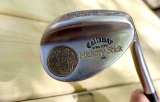 Vintage CALLAWAY HICKORY STICK Approach Iron Hand Made RICHARD PARENTE Inventor 7