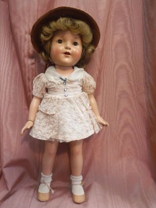 21 " Vintage Effanbee Anne Shirley Composition Doll America 