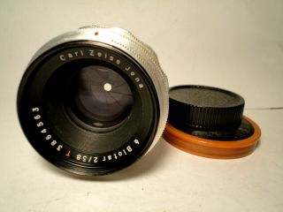 M42 Carl Zeiss Jena Biotar 1q Red T 1:2/58mm Top Vintage Lens F/2.  0