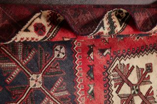 ANTIQUE Geometric Tribal South - west Abadeh Lori Area Rug Oriental Hand - made 6x9 12