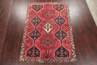 ANTIQUE Geometric Tribal South - west Abadeh Lori Area Rug Oriental Hand - made 6x9 2