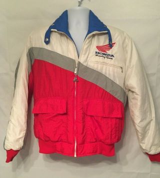 Vintage Honda Racing Team International Reversible Jacket Size M - 38 - 40
