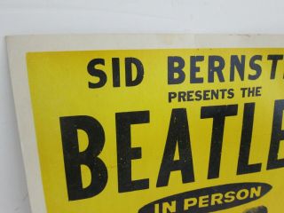 THE BEATLES Vintage Silkscreen Concert Poster Aug 23 1966 Shea Stadium 14x22 2