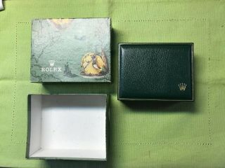 Vintage Rolex Late 80’s To Early 90’s 10.  00.  01 Green Box For All Watches
