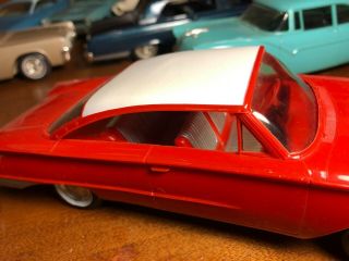 1960 Ford Starliner Galaxie Promo Model Car Coaster Dealer Chassis 1961 60 2
