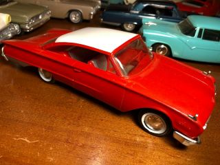 1960 Ford Starliner Galaxie Promo Model Car Coaster Dealer Chassis 1961 60 8