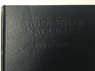 1948 TIMOSHENKO Strength of Materials Part 1 & 2 Vintage Engineering Books 4