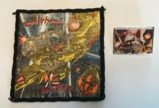 Vintage Motorhead Bomber Patch And Badge 1979 Ends Thurs