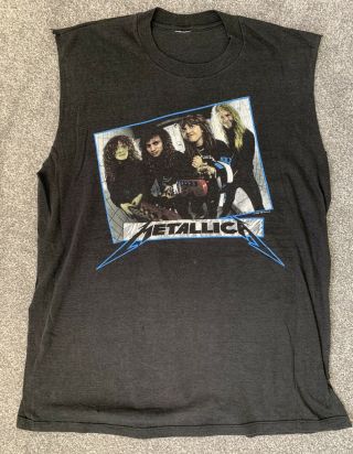 Metallica Vintage T - Shirt Garage Days Re - Re Visited Size L.  1987 Mega Rare