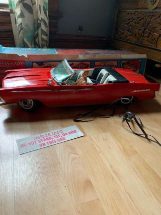 Rare 1964 Large Battery Remote Deluxe Reading Crusader 101 Car. 3