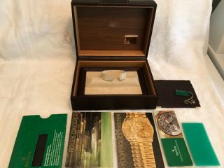 Rolex President Vintage Display Box,  Booklets And Tag,  100 Authentic