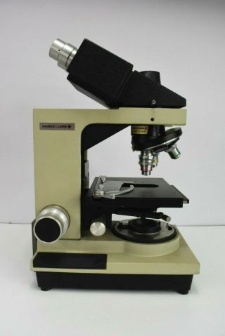 Vintage Bausch & Lomb 31 - 32 - 16 Balplan Microscope W/ Attatchements