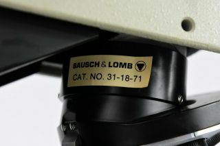 Vintage Bausch & Lomb 31 - 32 - 16 Balplan Microscope w/ Attatchements 2