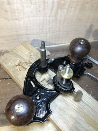 Vintage Stanley No.  71 Router Plane.  DEAD and COMPLETE.  Best Of The Best. 6