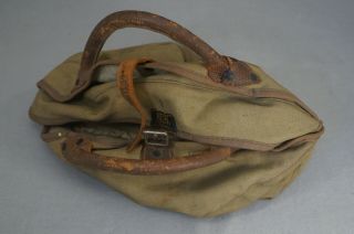 Rare E.  1900s D&m Draper Maynard Canvas Leather Basketball Carrying Bag