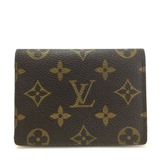 Vintage Authentic Louis Vuitton Monogram Bifold Card Case /pp46
