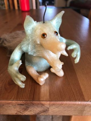 Oily Jiggler Russ Berrie Rare 1960s Wuver Wolf W/ Tag Vintage Toy