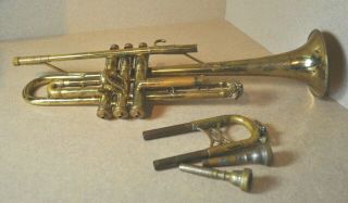 Vintage King Liberty H.  N.  White Trumpet 1948 - 49 For Restoration
